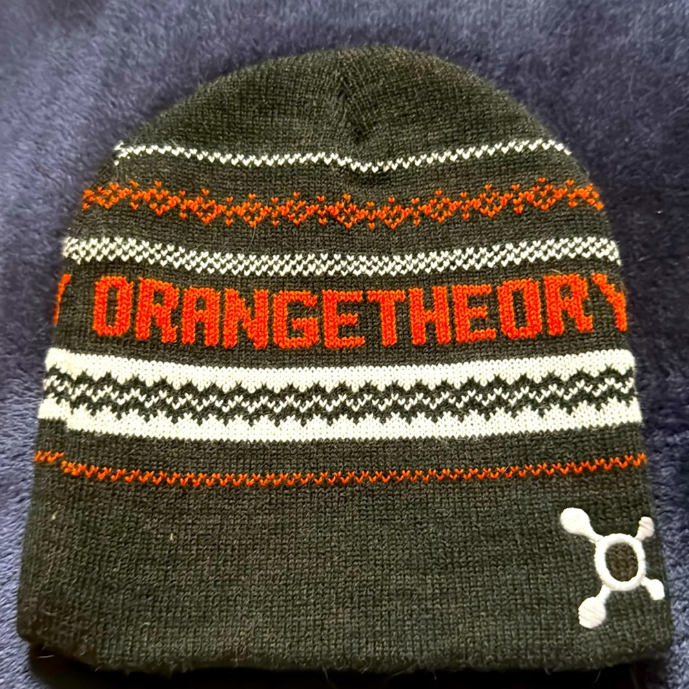 Orange Theory beanie.